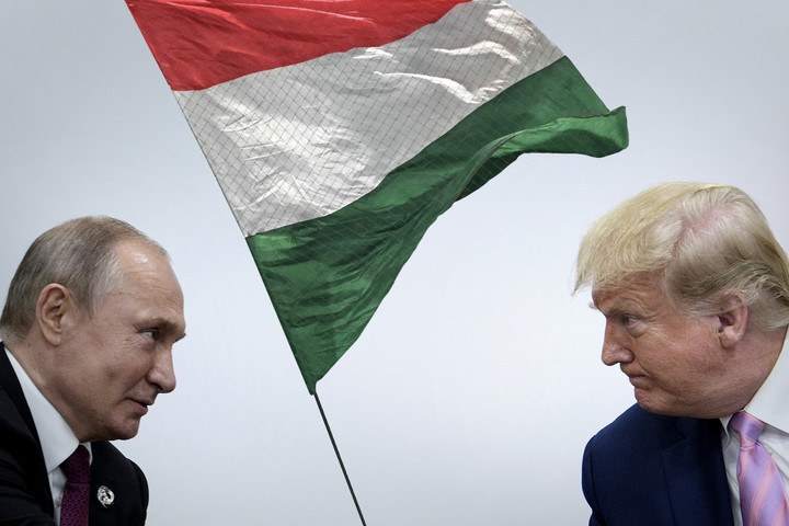 Fotó: AFP/Brendan Smialowski, AFP/Attila Kisbenedek, MH-grafika Bulgária engedélyezné az orosz elnök gépének, hogy átrepüljön fölöttük