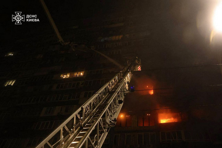 Fotó: AFP/Ukrainian State Emergency Service/Handout A totális háború felé sodródhat Európa