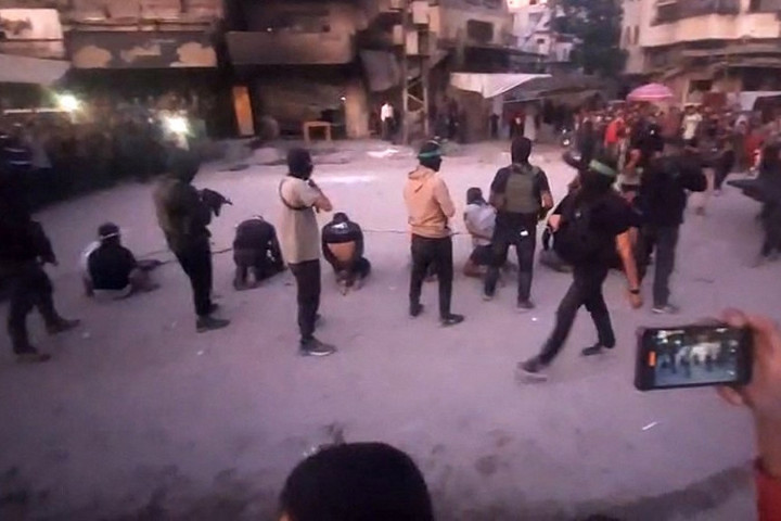 Fotó: AFP/Al-Aqsa TV A palesztin elnök bírálja a Hamász kivégzéseit