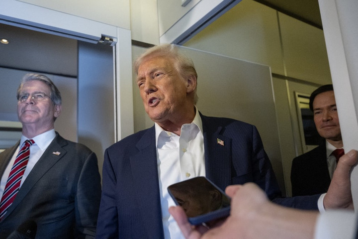 Fotó: AFP/Andrew Caballero-Reynolds Trump kiáll Izrael és az újabb légicsapások mellett