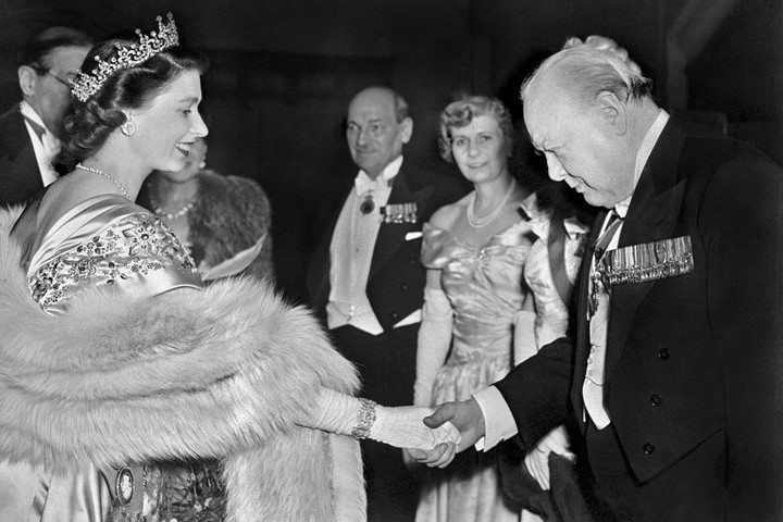 Fotó: AFP Winston Churchill, Erzsébet királynő első miniszterelnöke