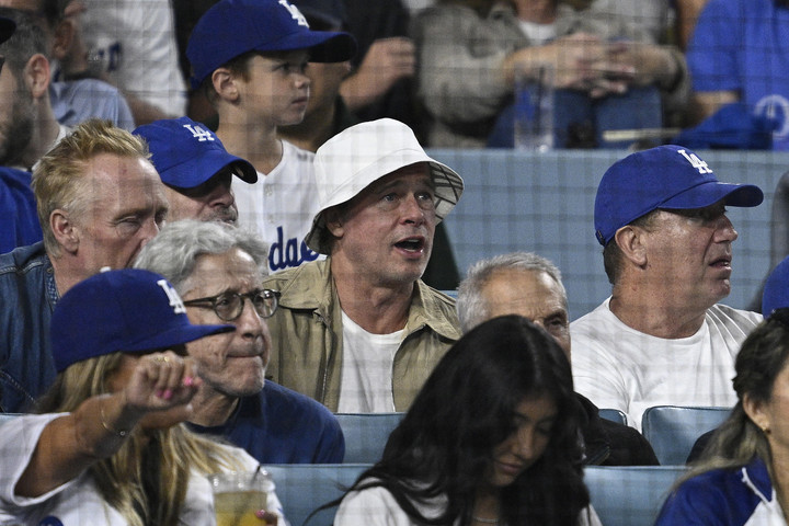 Fotó: Getty Images via AFP/Orlando Ramirez Nagy feltűnést keltett Brad Pitt