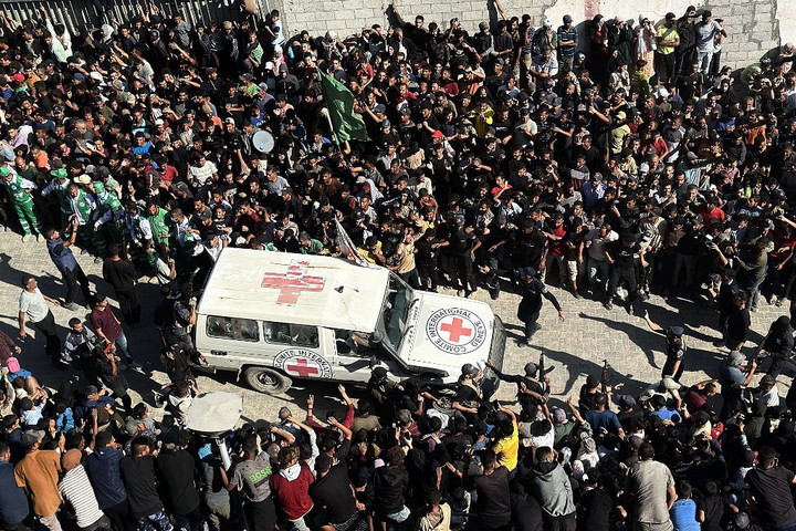 Fotó: Doaa Albaz / ANADOLU / Anadolu via AFP Időbe telhet a halott túszok felkutatása