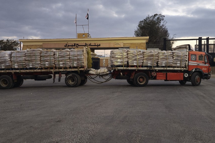 Fotó: AFP/Anadolu/AHMED SAYED Javul a helyzet Gázában