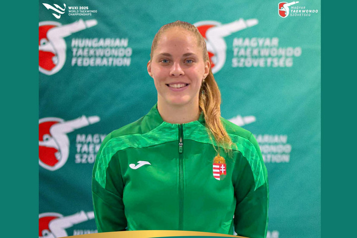 Fotó: Facebook/Hungarian Taekwondo Federation - Magyar Taekwondo Szövetség Márton Luana aranyérmes