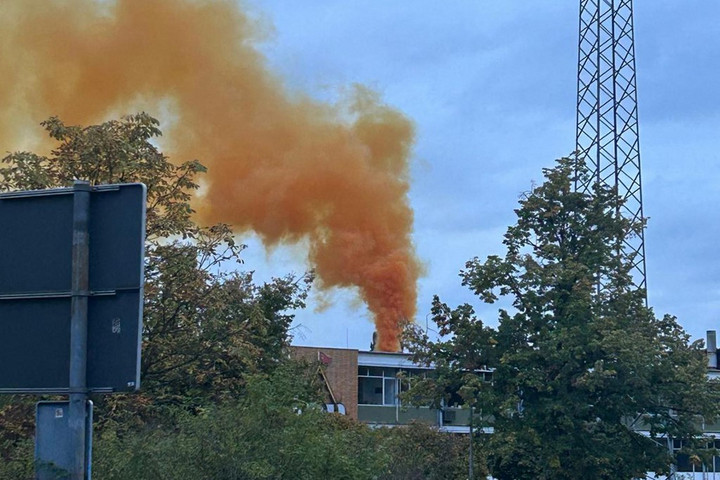 Mérgező gázfelhő Aschaffenburg felett