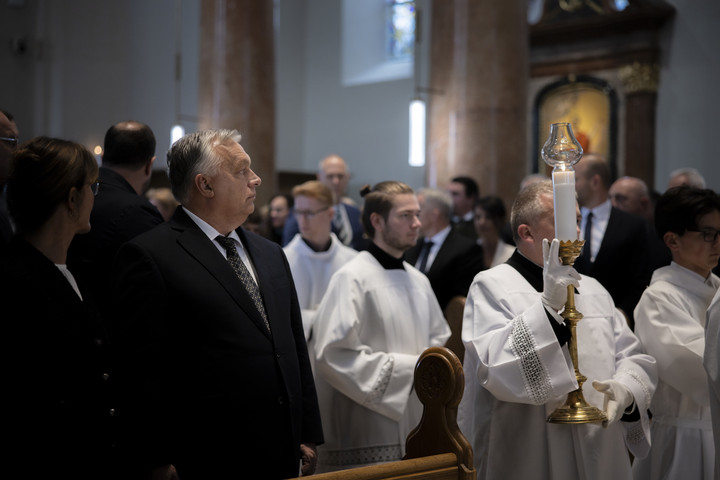 Fotó: MTI/Miniszterelnöki Kommunikációs Főosztály/Fischer Zoltán Orbán Viktor: a kereszténység elvesztése a haza elvesztését is jelenti