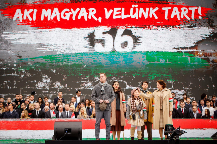 Fotó: MH/Török Péter Ifj. Lomnici Zoltán: Sokáig emlékezni fogunk erre a békemenetre is