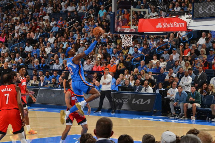 Fotó: Getty Images via AFP/NBAE/Jesse D. Garrabrant NBA: Kétszeri hosszabbítás után győzött a címvédő Oklahoma City