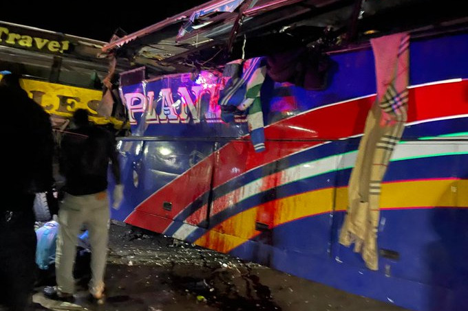 Fotó: x/Uganda Police Force Tragikus ugandai buszbaleset