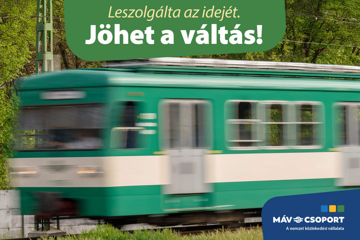 Fotó: Facebook/Hegyi Zsolt vezérigazgató, MÁV-csoport Tizennyolc új HÉV-szerelvény érkezik 2029 végéig