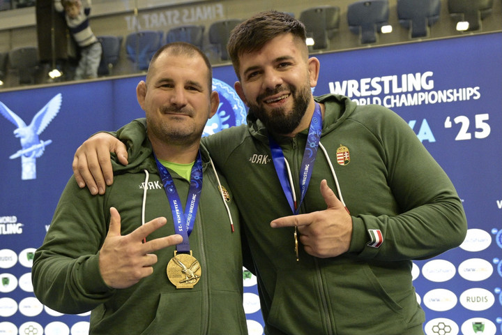 Magyar aranyérmek sokasága a veterán birkózó-vb-n
