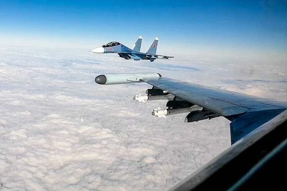 Fotó: AFP/Russian Defence Ministry Ilyen vadászgépek kísérhetik Putyint Magyarország felé