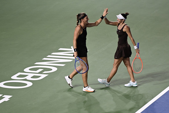 Fotó: AFP A negyedik győzelmére hajt Babos Tímea