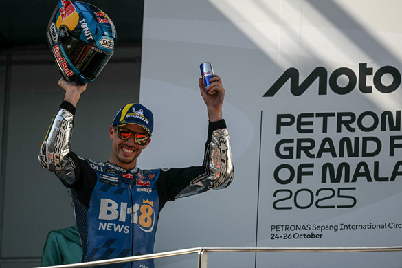 Fotó: AFP/Lillian Suwanrumpha Álex Márquez nyert Sepangban