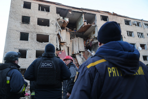 Fotó: AFP/Marina Moiseienko Súlyos csapás érte Zaporizzsját