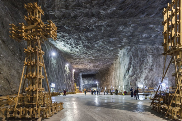 Fotó: AFP/Hemis/hemis.fr/Bibikow Walter Új bányászati szint megnyitásán gondolkoznak Parajdon
