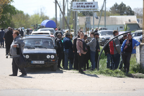 Fotó: Anadolu via AFP/Leon Klein Pánik az ukrán menekültek miatt