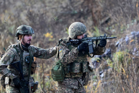 Fotó: AFP/NurPhoto/Viacheslav Madiievskyi Heves harcok folynak a frontvonal mentén