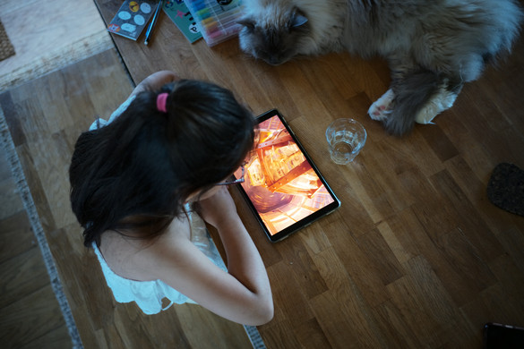 Fotó: Hans Lucas via AFP/Mathieu Thomasset Teljesítményromlást és mentális problémákat okoz a gyerekeknél a képernyőhasználat