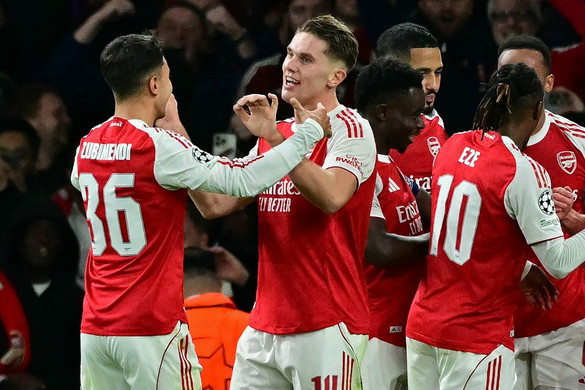 Az Arsenal is kiütéssel győzött