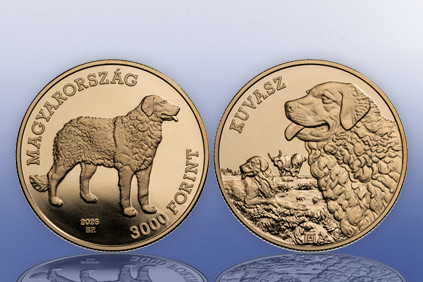 MNB: új emlékérmével folytatódik a magyar pásztor- és vadászkutyafajtákat bemutató sorozat