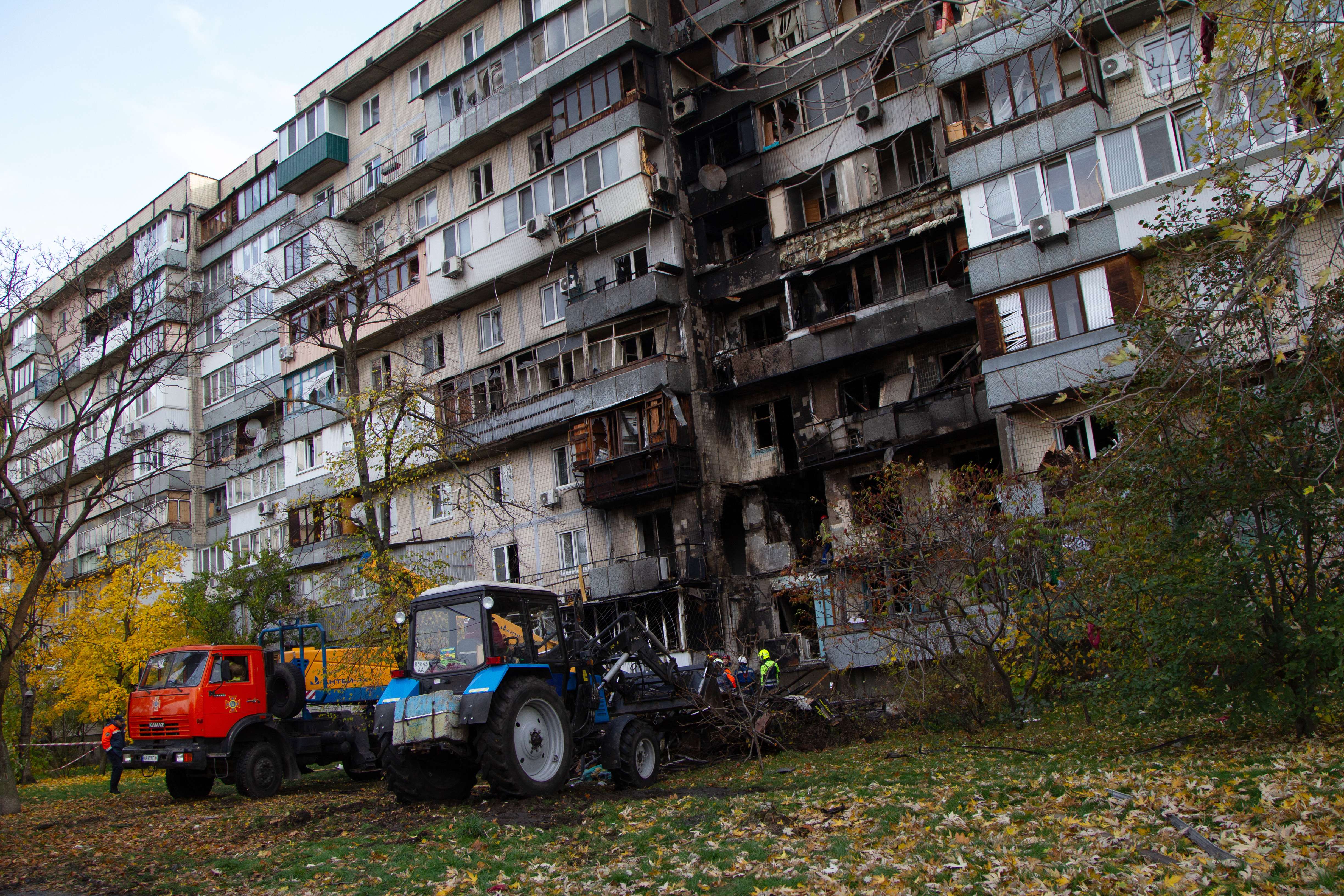 Éjjeli csapás sújtotta Ukrajnát