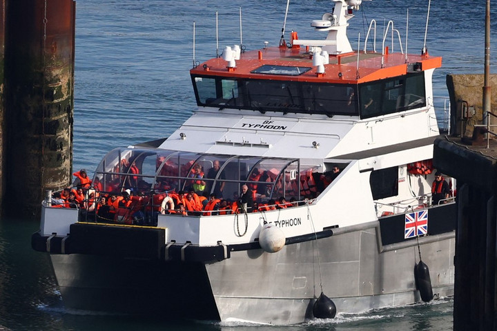 Fotó: AFP/Henry Nicholls Nem kérünk a bevándorlókból