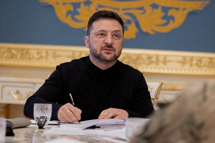 Fotó: AFP/Tetiana Dzhafarova Zelenszkij nagy hatótávolságú fegyverektől várja a békét