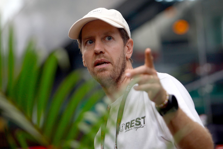 Fotó: AFP/Miguel Schincariol Hatalmas meglepetés: Sebastian Vettel visszatért