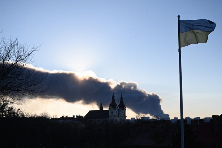 Fotó: AFP/Yuriy Dyachyshyn Oroszország több mint hétszáz légi támadóeszközzel mért csapást Ukrajnára