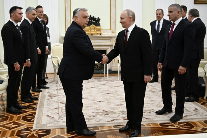 Fotó: AFP/Pool/Alexander Nemenov Orbán Viktor a békéről és az energetikai kapcsolatokról tárgyalt Moszkvában