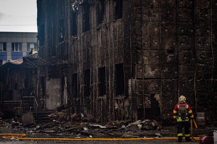 Fotó: NurPhoto via AFP/Francisco Richart Barbeira Az orosz hadsereg hadiüzemekre mért csapást
