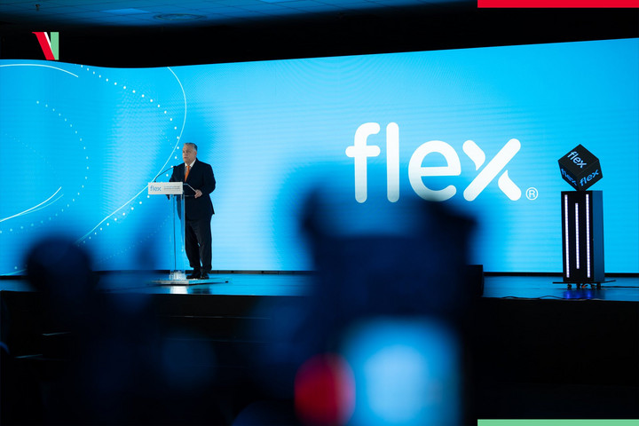 Fotó: Facebook/Orbán Viktor Átadták a Flex újgenerációs zalaegerszegi gyárát
