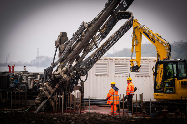 Fotó: MTI/KKM A tervezett ütemben épül Magyarország tengeri kikötője