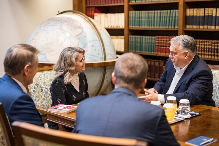 Fotó: MTI/Miniszterelnöki Kommunikációs Főosztály/Kaiser Ákos Orbán Viktor a korábbi finn belügyminisztert fogadta