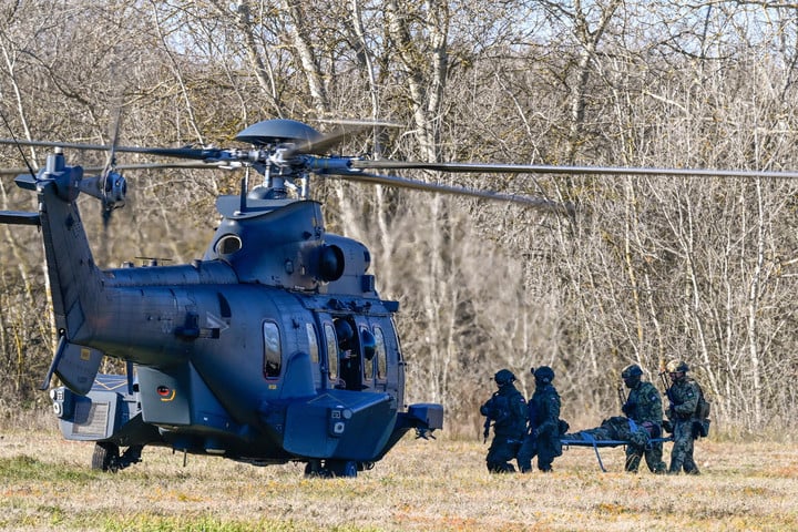 Fotó: MTI/Máthé Zoltán Tartalékos gyakorlat több nemzet részvételével