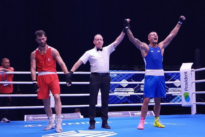 Fotó: Magyar Ökölvívók Szövetsége / Hungarian Boxing Association fb oldala Gémes Levente már biztosan érmes az U23-as ökölvívó-Eb-n