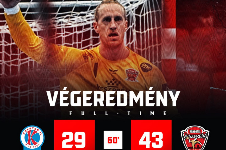 Két pontért utazott a Veszprém, 43 gólt szerezve el is hozta azt