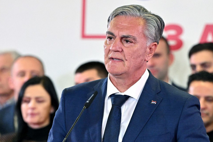 Fotó: ELVIS BARUKCIC / AFP Sinisa Karan lett a boszniai Szerb Köztársaság új elnöke