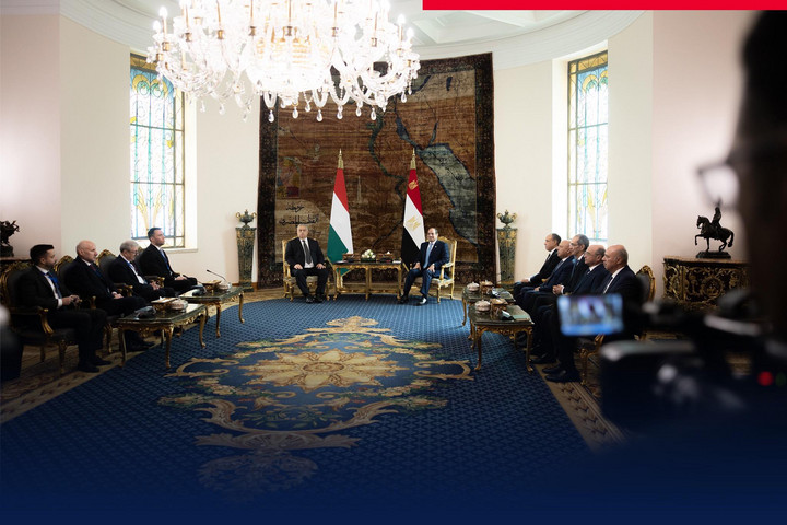 Fotó: MTI/Miniszterelnöki Kommunikációs Főosztály/Fischer Zoltán Orbán Viktor: Egyiptom kulcsfontosságú szövetségesünk az illegális migráció elleni küzdelemben