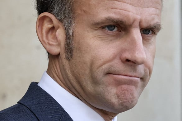 Fotó: AFP/Ludovic Marin Macron követeli, hogy Kína fektessen be Európában