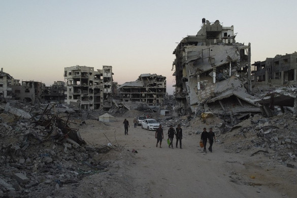 A műagy már újjáépítette a Gázai övezetet