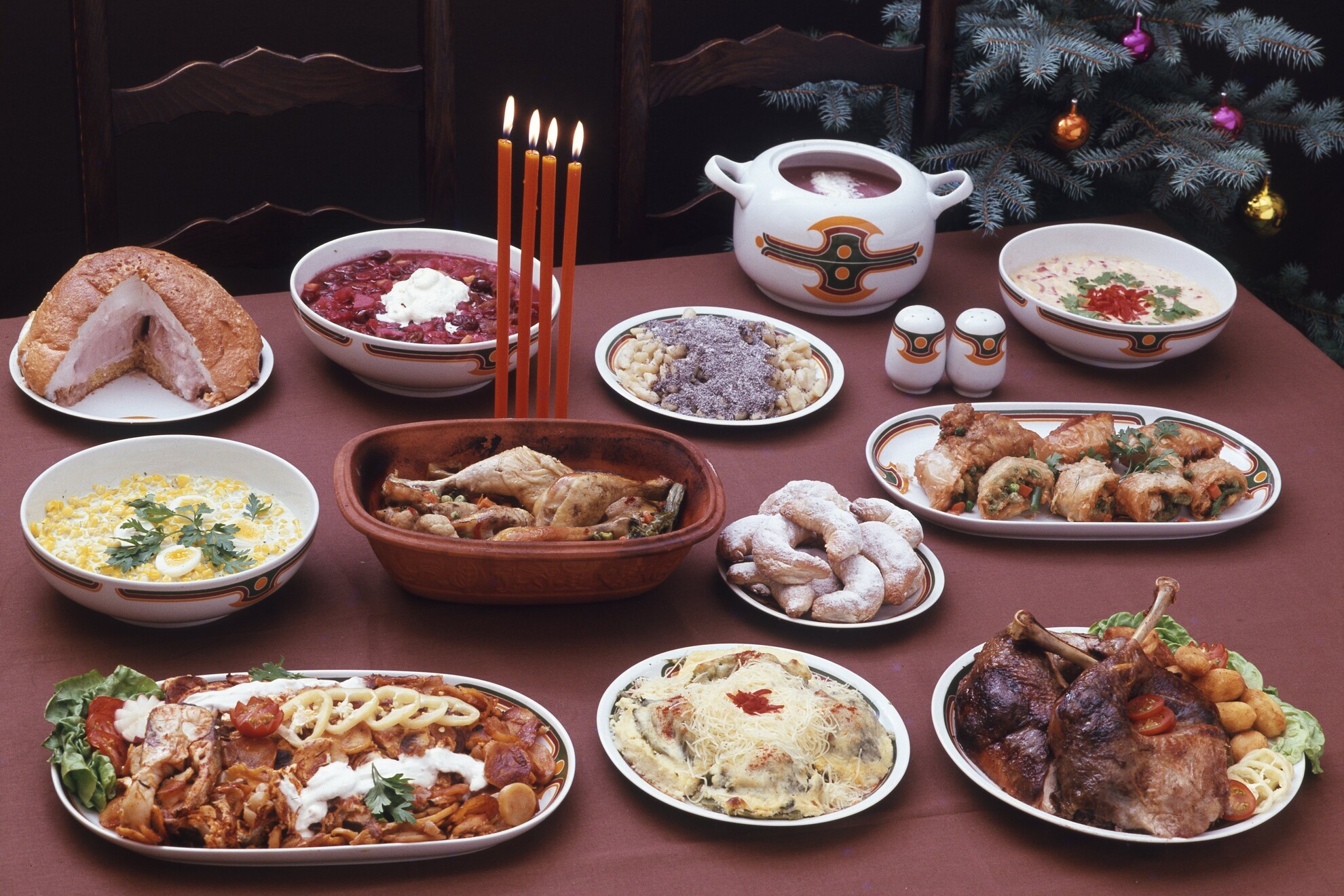 Karácsonyi menü 1989-ben