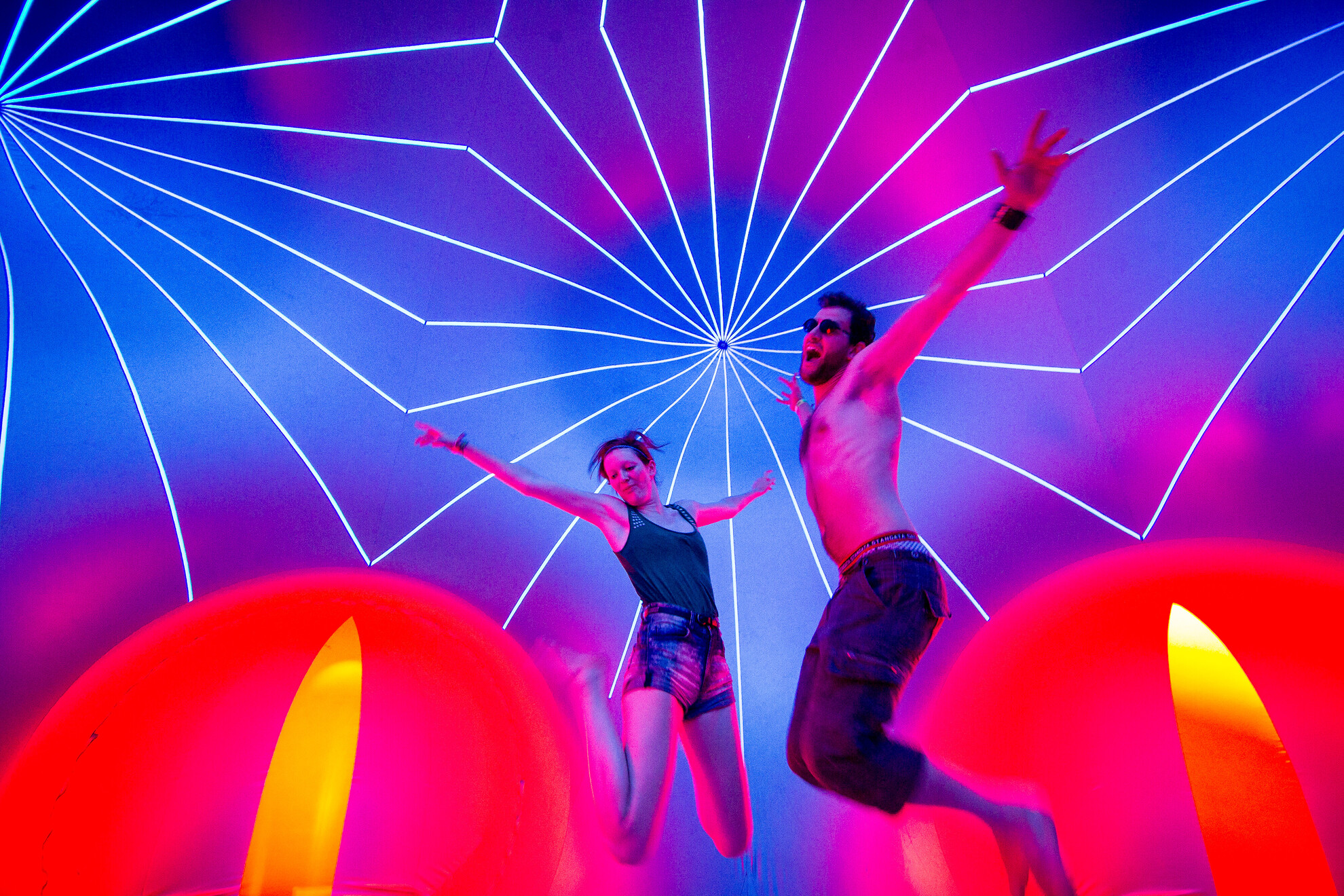 Luminárium a 2013-as Sziget fesztiválon