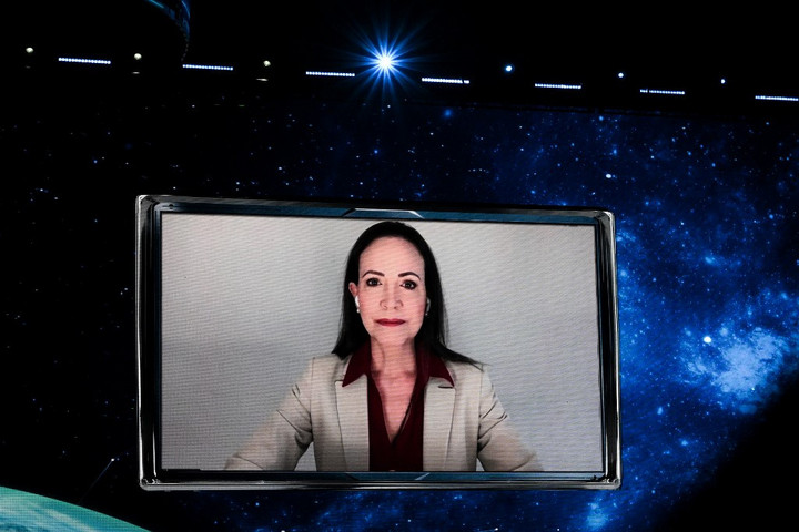 Fotó: AFP/Chandan Khanna Machado személyesen akarja átvenni a Nobel-békedíját