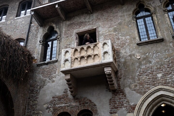 Fotó: MARCO BERTORELLO / AFP Fizetős lett a veronai erkély