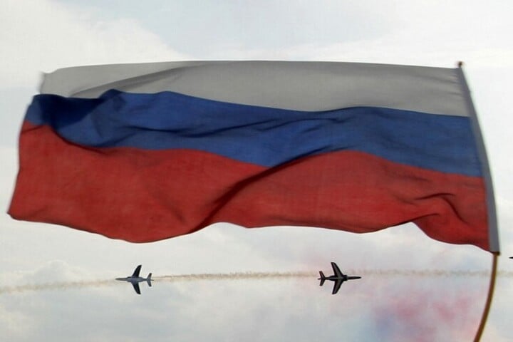 Orosz zászlót láttak Kijev központjában