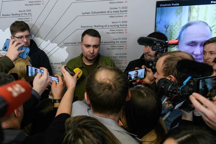 Fotó: NurPhoto via AFP/Maxym Marusenko Budanov bevallotta: az ukránok lehallgatják a Kreml vezetőit