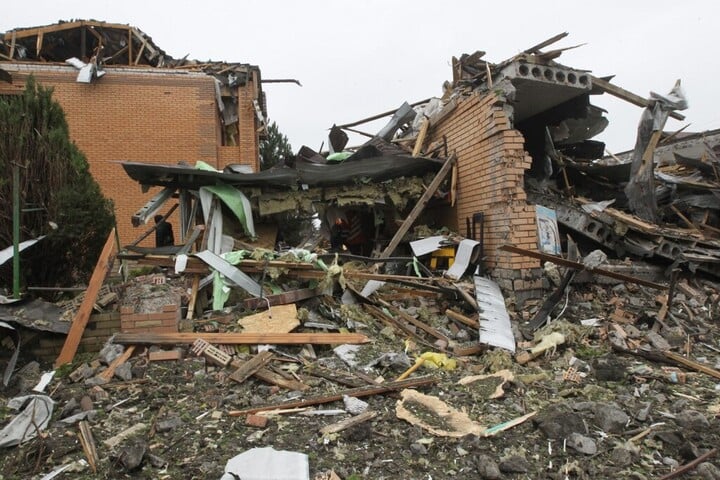 Fotó: AFP/NurPhoto/Mykola Miakshykov Erőteljes dróntámadás volt az éjjel